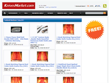 Tablet Screenshot of knivesmarket.com